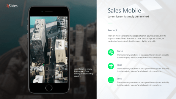 FREE Mobile Sales Slides Template PowerPoint Template