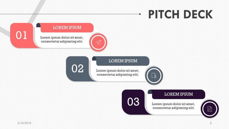 pitch deck slide in three key factors