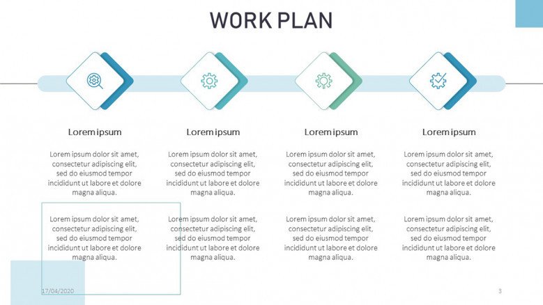 Work Plan PowerPoint Template | Free PowerPoint Template