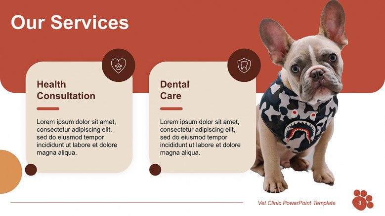 Vet Clinic Services PowerPoint Slide
