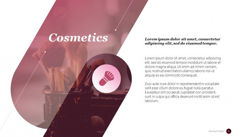 Beauty Products PowerPoint Slides