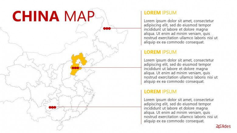 China Map Slide