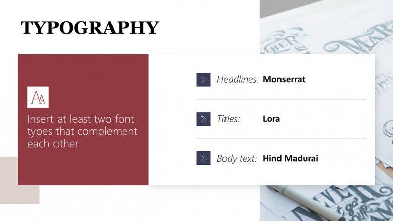 Brand Typography PowerPoint Slide