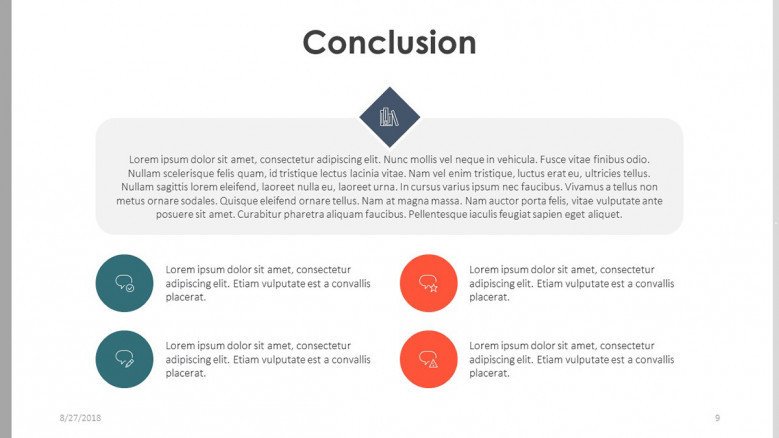 bachelor thesis research conclusion slide in summarized key factors