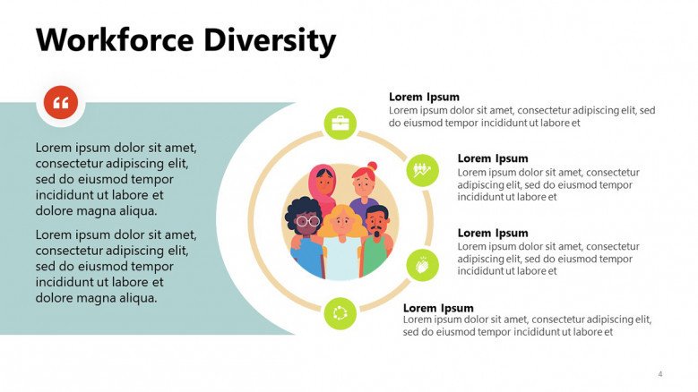 Workforce Diversity PPT Diagram