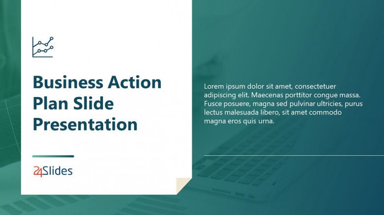 Business Action Plan PPT Slide in corporate style