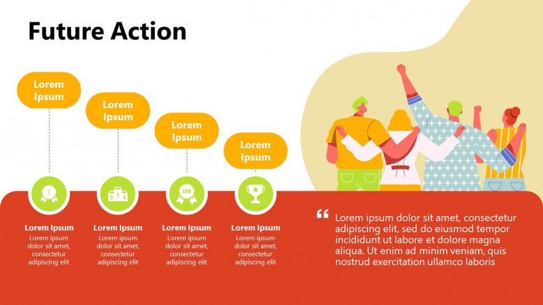 Future Actions Roadmap in PowerPoint