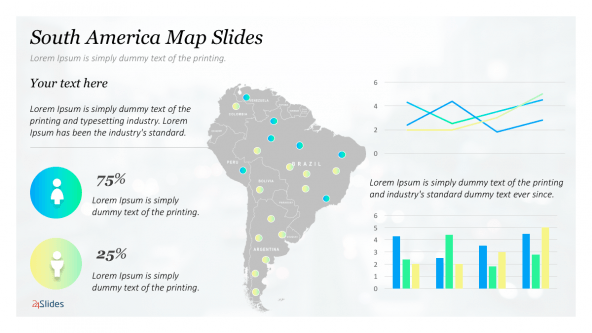 South America Map Slides